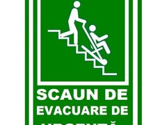 Placuta scaun de evacuare de urgenta pentru persoane cu handicap cu dezabilitati